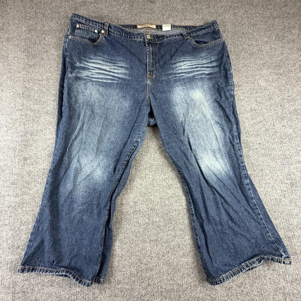 Paris Blues Jeans Womens 26W Medium Wash High Rise Relaxed Capri Denim Pants